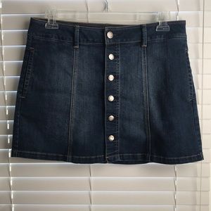 American Eagle Button Down Denim Skirt